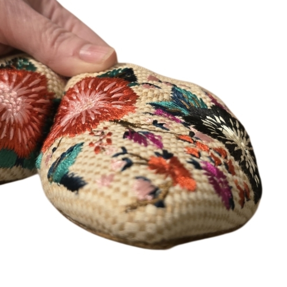 Kate Spade NY Montclair Multicolor Embroidered Mules Size 8 in EUC - Picture 9 of 9